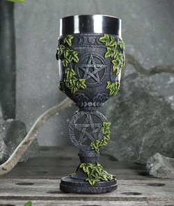 Aged Pentagram Goblet 19.5cm