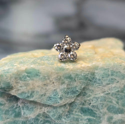 NeoMetal 5 stone clear CZ attachment