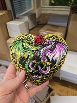 Dragon love incense holder.