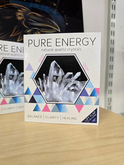 Pure energy healing crystals.