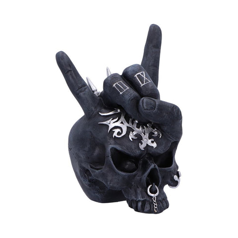 Horns up. Skull. NN.