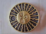 Lunar or Solar incense holders.