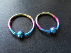 2.4mm ball closure ring. Prince Albert.