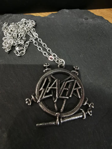 Alchemy Gothic Pewter Slayer Pentagram Pendant