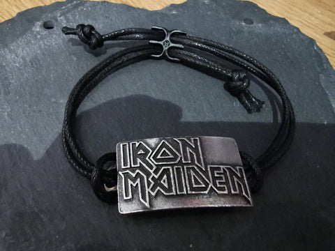 Alchemy Rocks: Pewter Bracelet. Iron Maiden