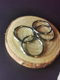 Hand made niobium 12mm (conch) ring