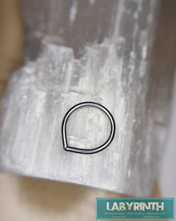 Apex niobium septum jewellery.