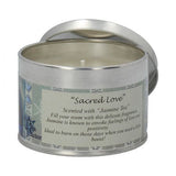 Sacred Love in Tin Candle - Jasmine Tea