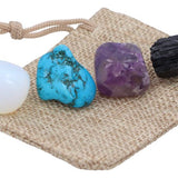 Dream stones and pouch.