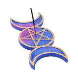 Triple Moon Incense Burner