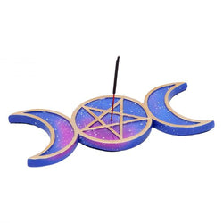 Triple Moon Incense Burner