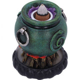 Emerald cauldron backflow incense burner