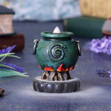 Emerald cauldron backflow incense burner
